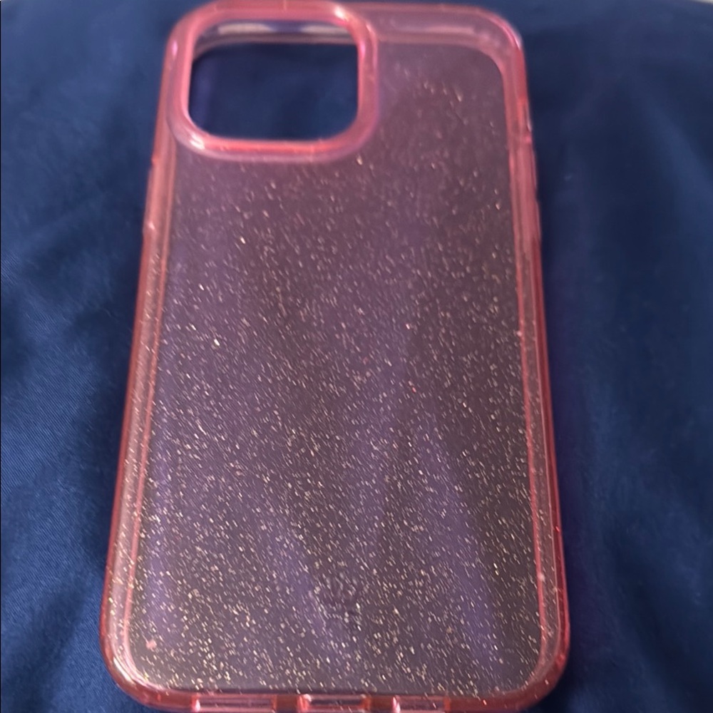 Pink Glittery IPhone 14 Pro Max case